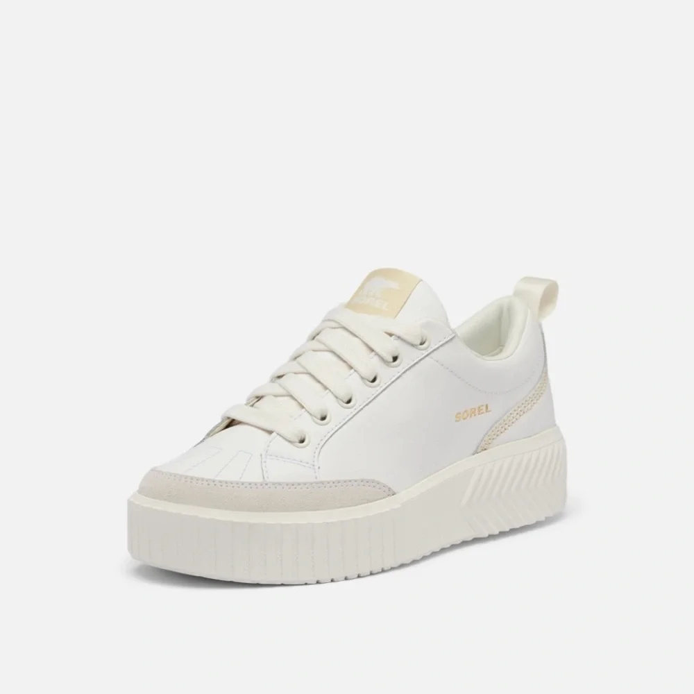 Sorel Cream White Platform Sneakers
